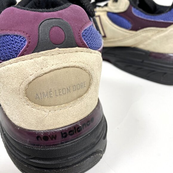 NEW BALANCE x Aime Leon Dore Taupe 993 Sneakers - Picture 7 of 9